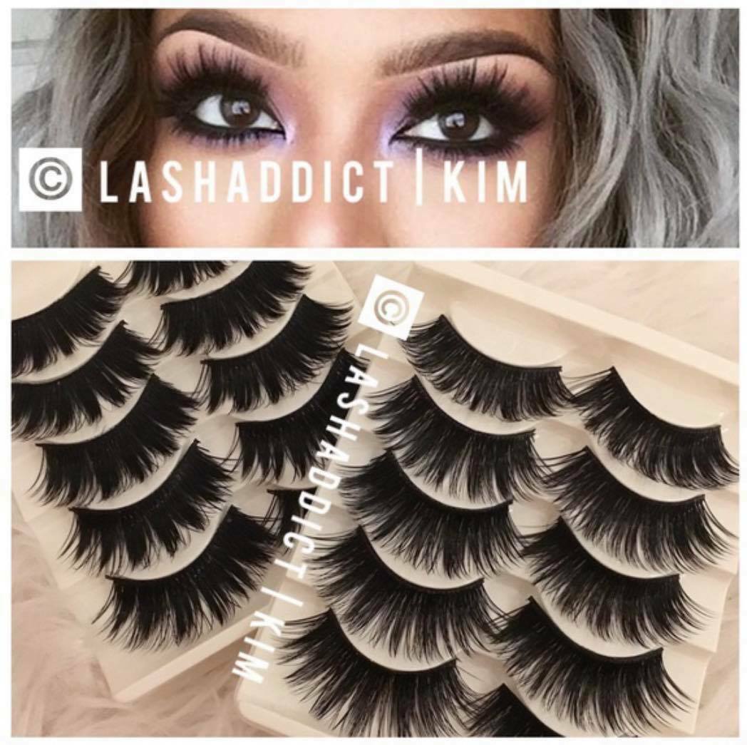 💕 Top Deal 3 / 5 Pairs 3d Mink Fur Lashes 10 Pairs Iconic Eyelashes Usa Seller
