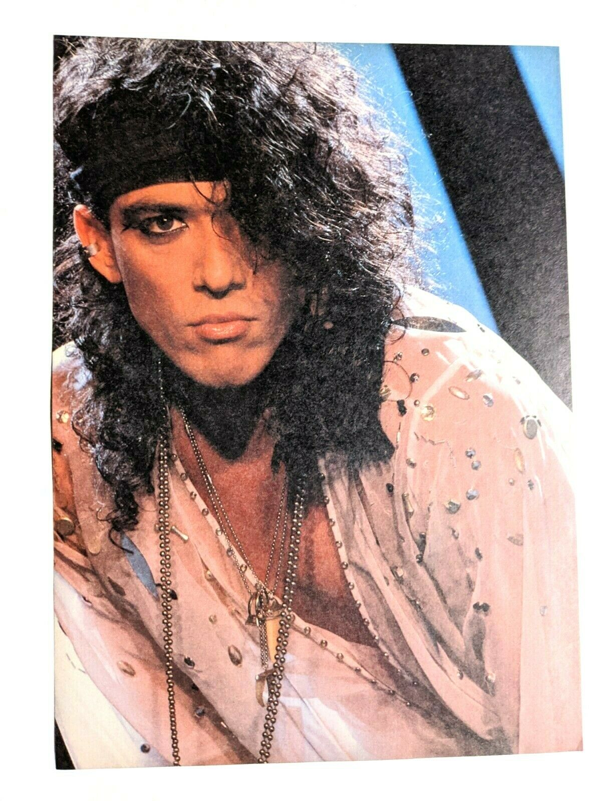 Ratt / Stephen Pearcy / 1980's Magazine Full Page Pinup Poster Clipping (10)