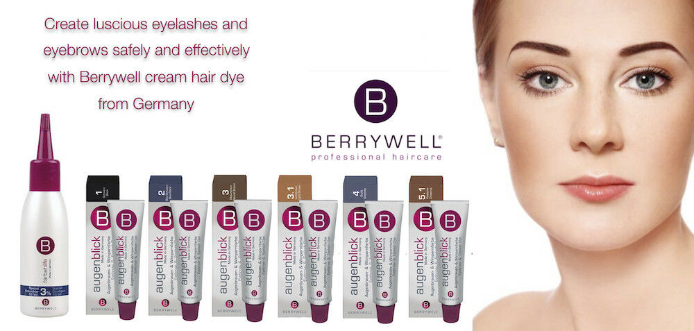 Berrywell Eyelash Eyebrow Tint (5 Colors To Choose From) Or Cream Developer