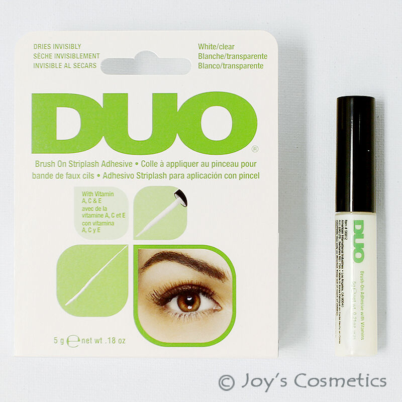 1 Duo Brush On Striplash Adhesive With Vitamins(eyelash Glue) White Tone *joy's*