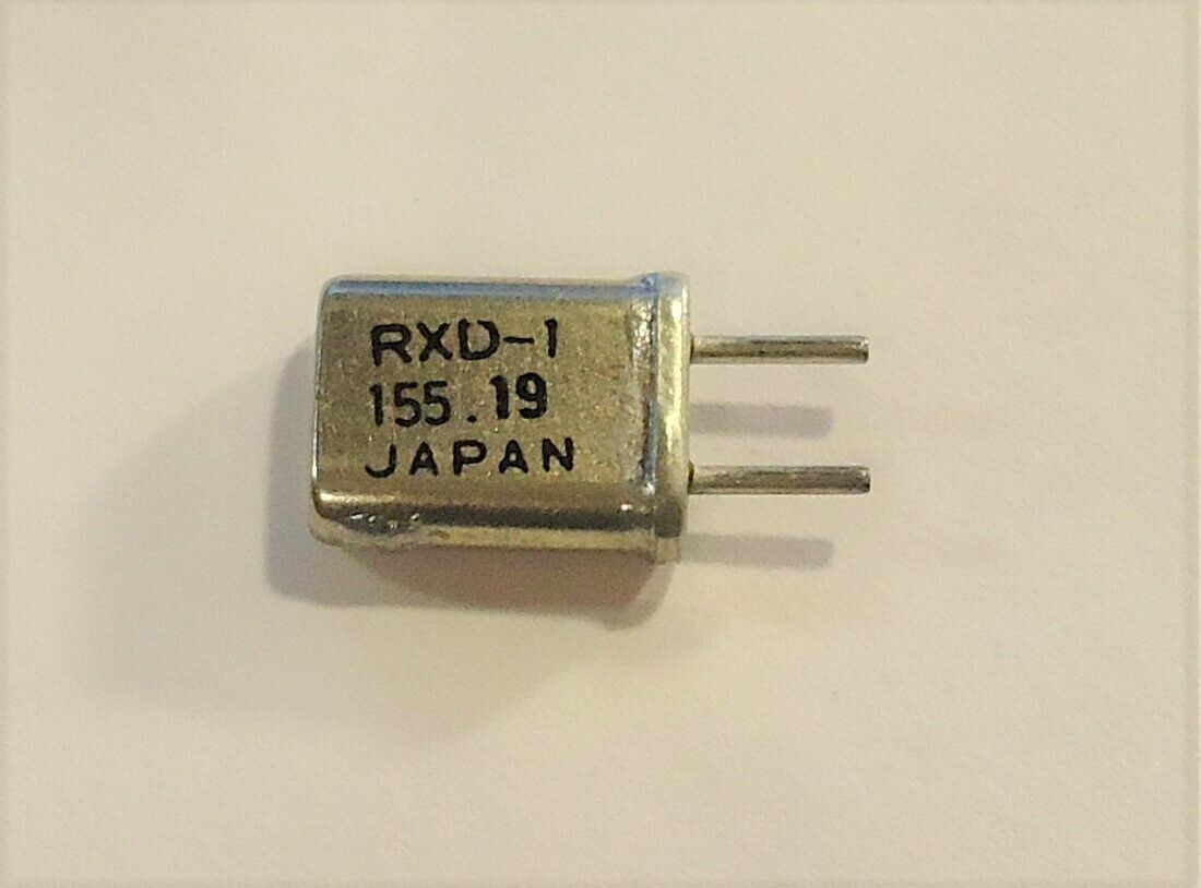 Scanner Crystal - 155.1900 Mhz - Rxd-1 - 10.7 If - Hc-25/u - .039 Pins