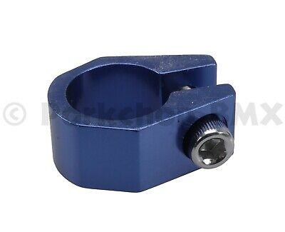 Old School Tuf Neck Style Bmx Bicycle Seat Clamp 25.4mm (1")  Cobalt Blue